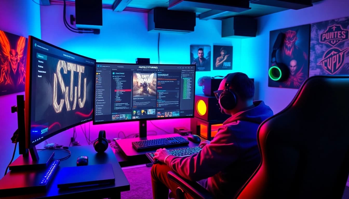 Discover the Best cod Cronus zen script settings through an intense gaming scene, showing innovative configurations and energetic lighting.