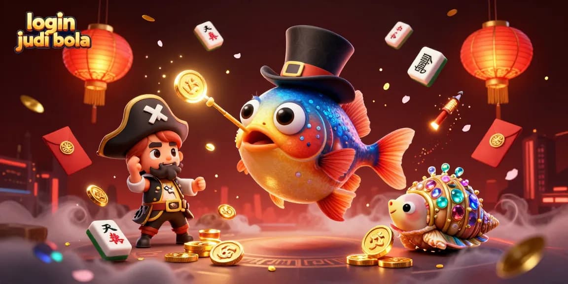 Engage in thrilling login judi bola experiences with vibrant visuals and energetic characters in a captivating casino scene.