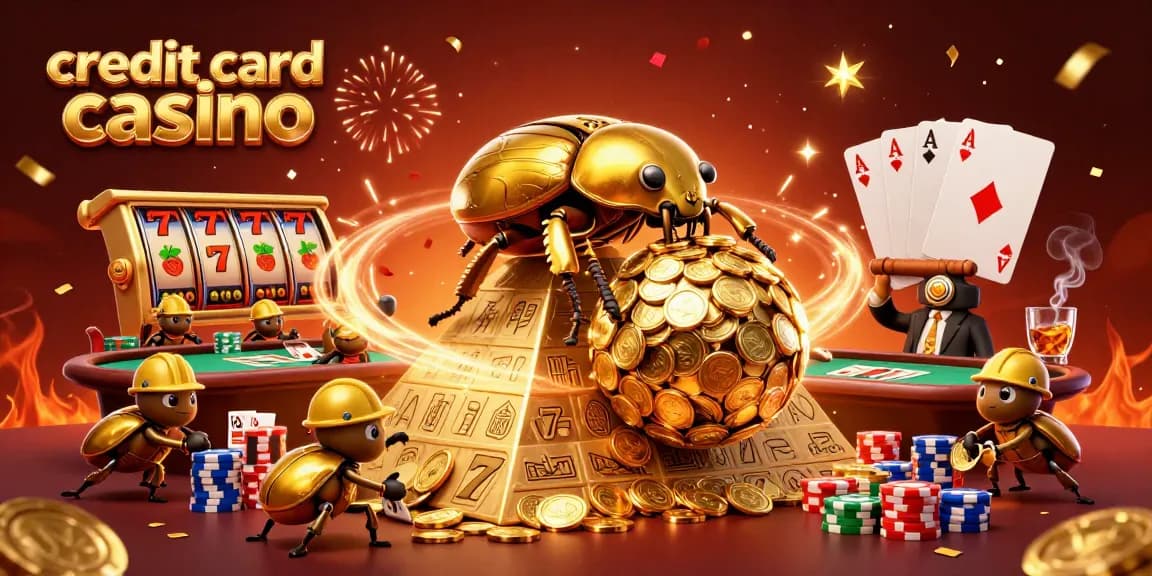 Experience the excitement of a credit card casino with vibrant 3D characters and rich gaming elements.