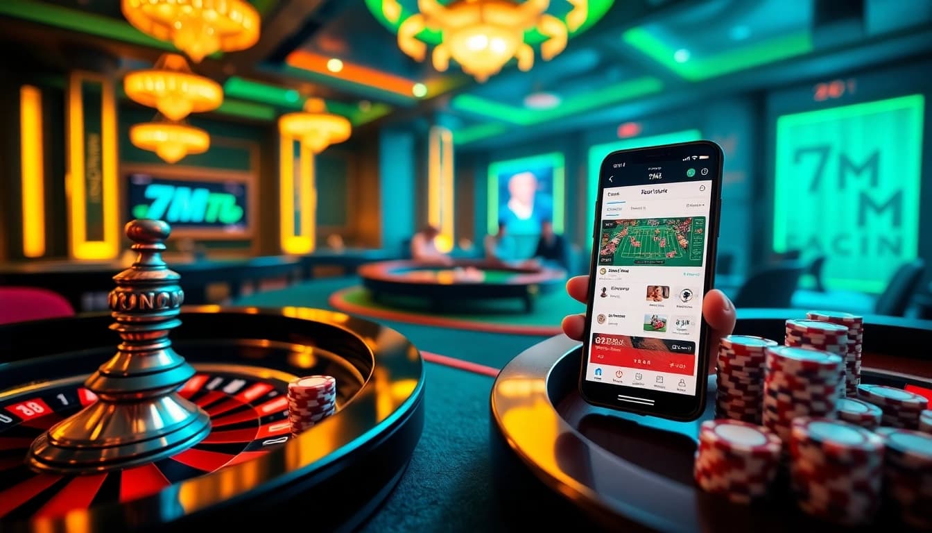 Place your bets and watch the excitement unfold on 7m cn with this thrilling casino scene.