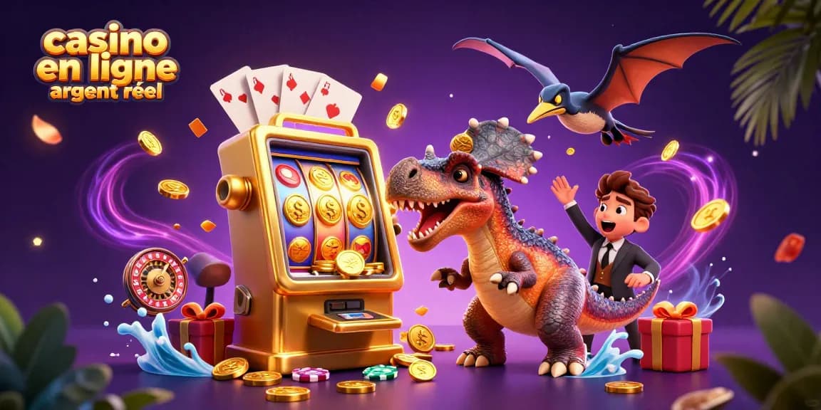 Gagnez avec casino en ligne argent réel grâce à un pachycephalosaurus dans une scène riche en jeux.