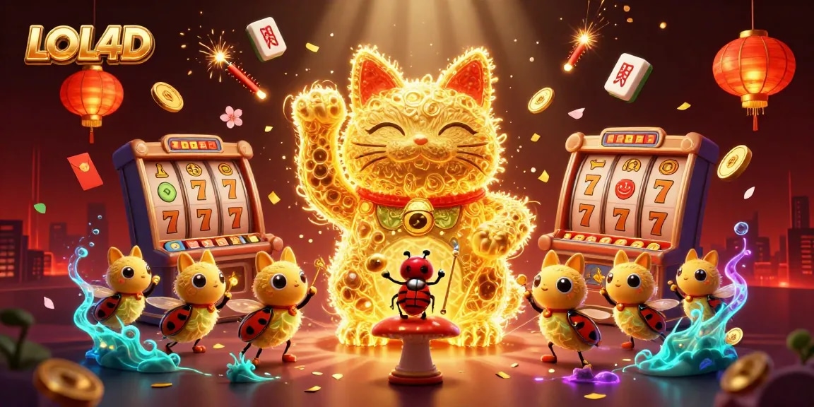 Rasakan keberuntungan di LOL4D dengan permainan slot mewah dan simbol kasino yang menakjubkan.