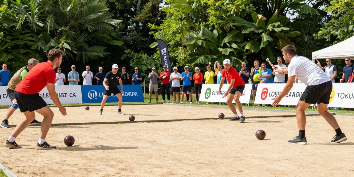 Aktivitas turnamen petanque di fopikotabontang.org dengan peserta bersaing antusias di lapangan