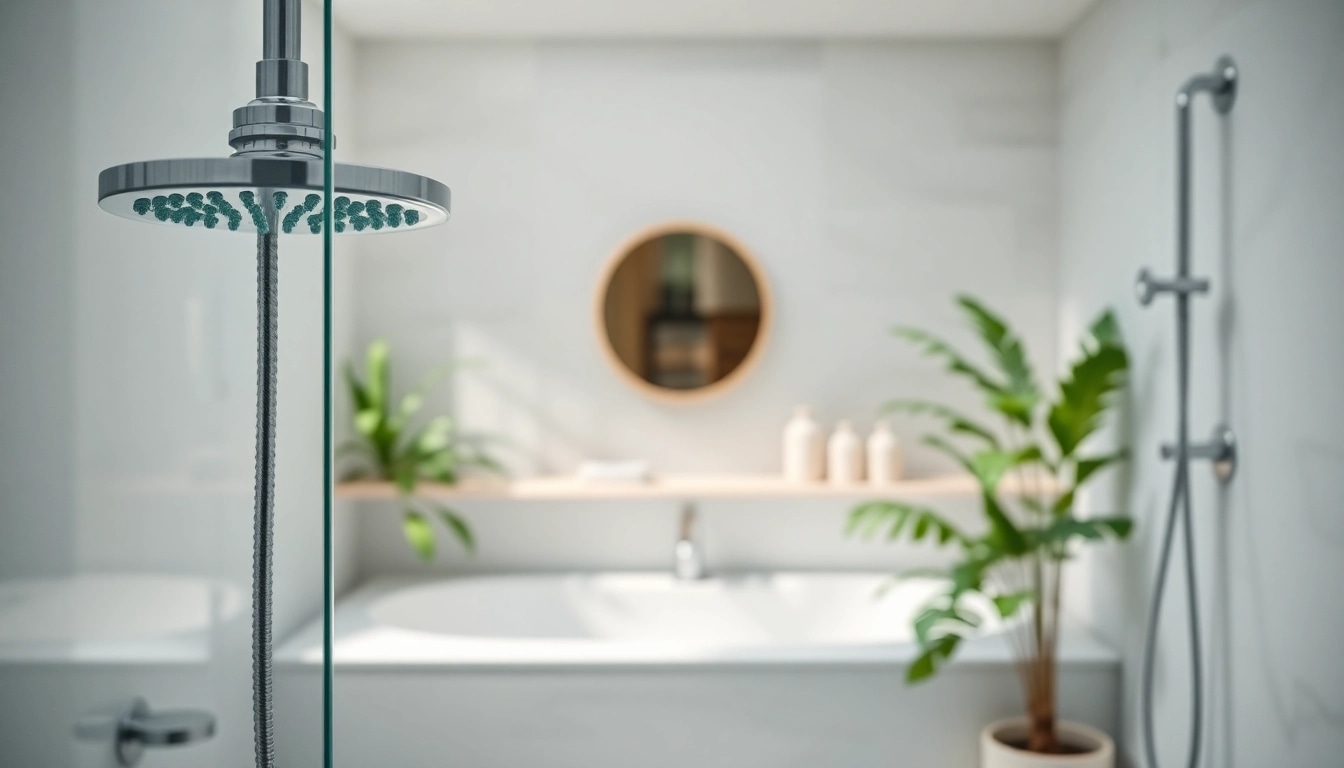 Elegant shower uk featured in a serene bathroom setting with natural lighting and stylish decor.
