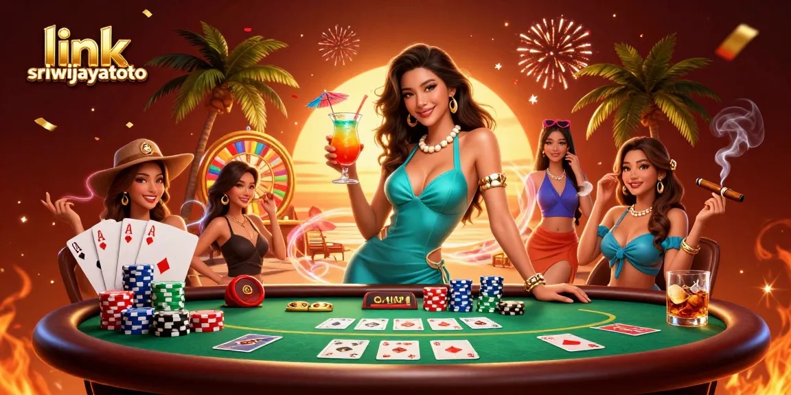 Experience winning strategies with link sriwijayatoto in a vibrant casino scene filled with gaming excitement.