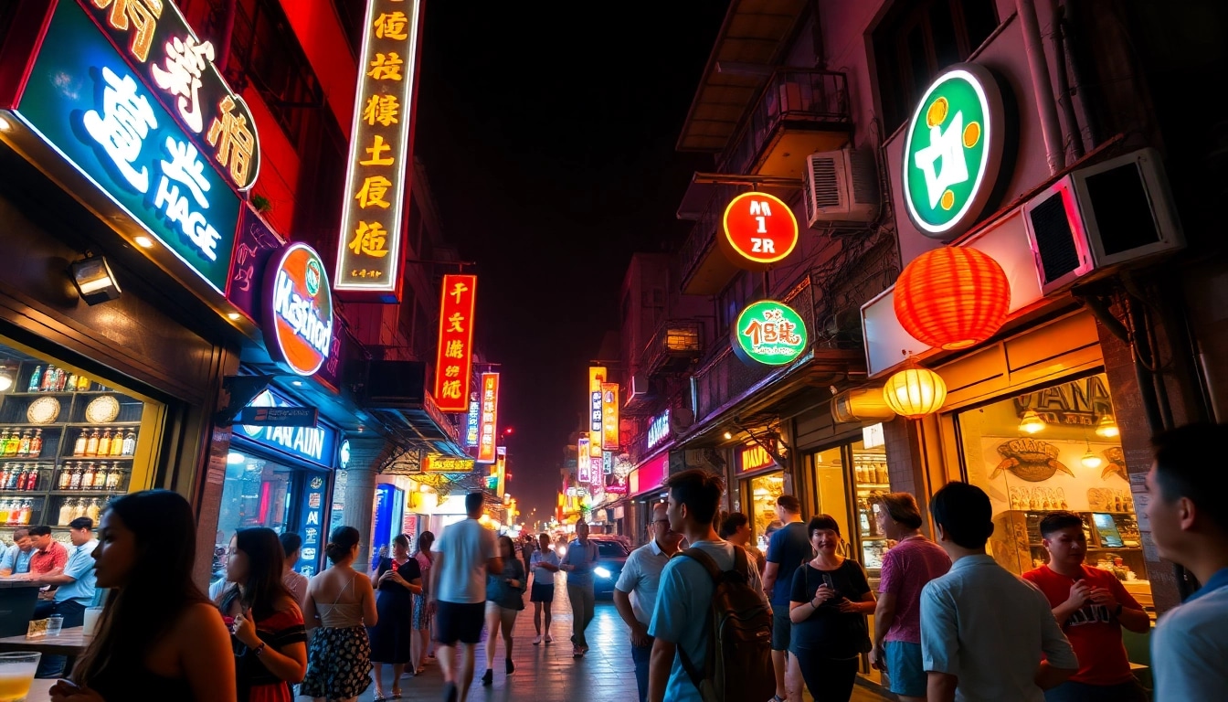 Explore the vibrant 하노이밤문화 scene with lively bars and crowds enjoying nightlife in Hanoi.