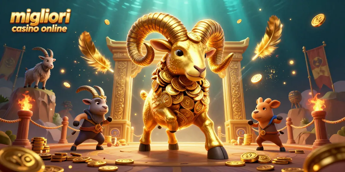 Gioca e vinci nei migliori casino online, immersi in un'atmosfera dorata e festiva.