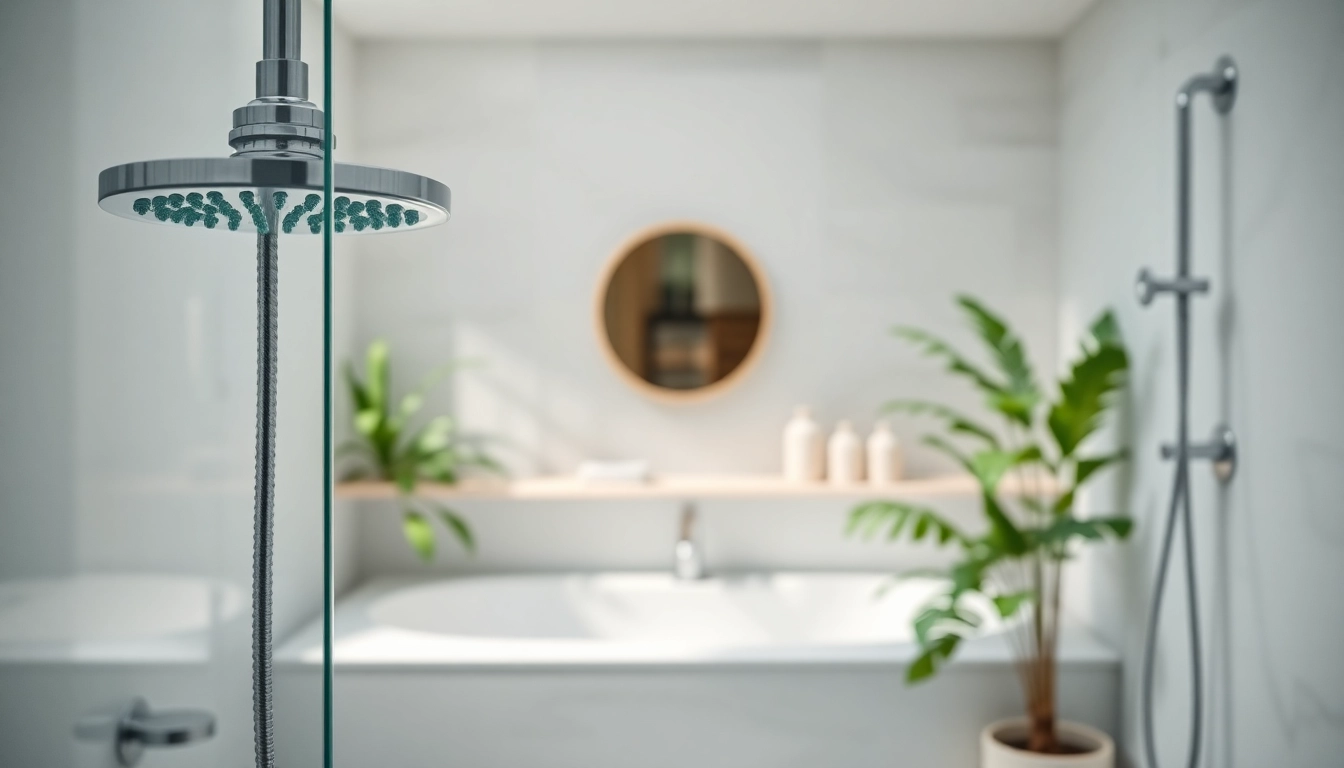 Elegant shower uk featured in a serene bathroom setting with natural lighting and stylish decor.