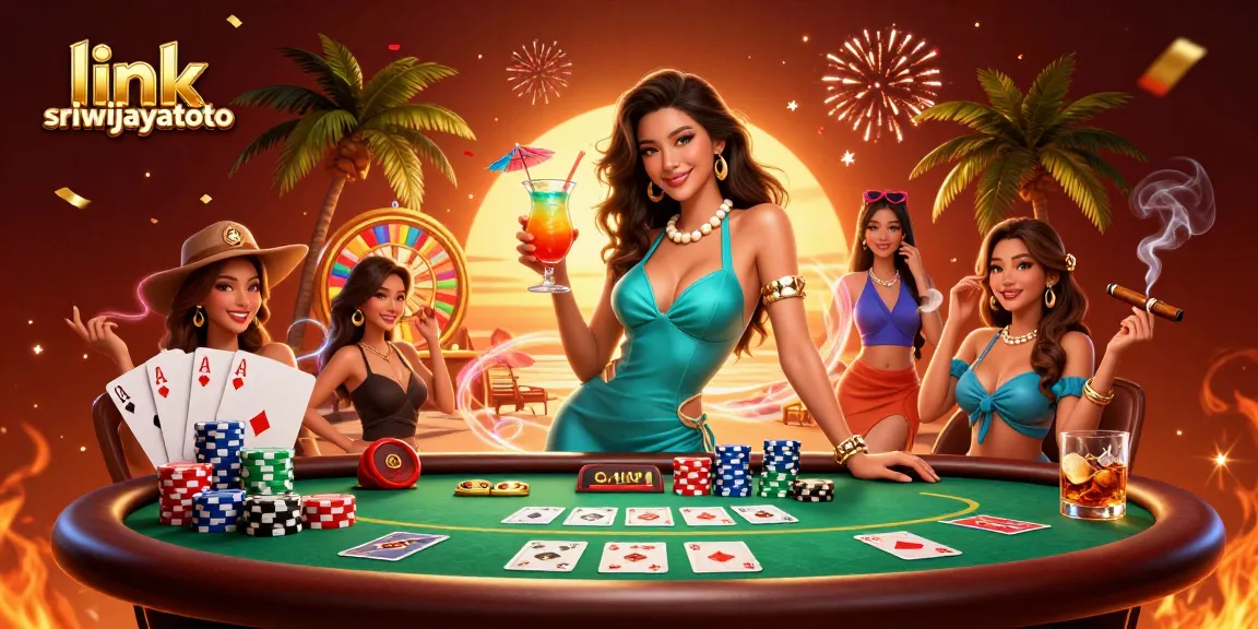 Experience winning strategies with link sriwijayatoto in a vibrant casino scene filled with gaming excitement.