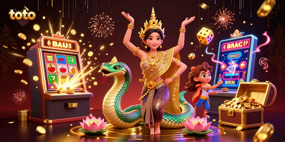 Experience thrilling gameplay with toto, featuring vibrant slot visuals and dazzling jackpot elements.