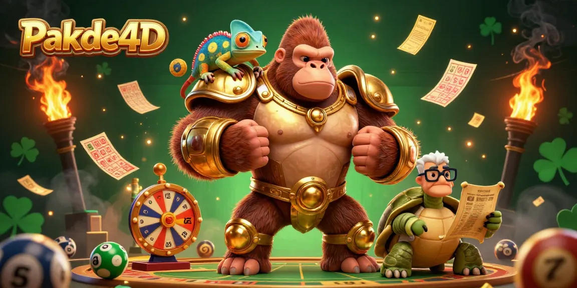 Experience thrilling jackpots with Pakde4D's interactive lottery elements and vibrant 3D design.