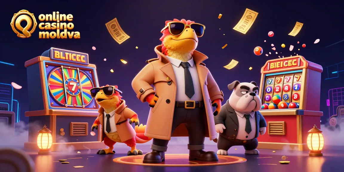 Imersiune în online casino moldova cu personaje animate și elemente de joc vibrante.