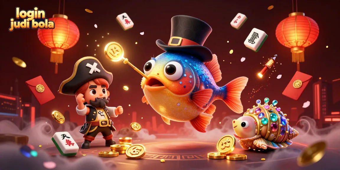 Engage in thrilling login judi bola experiences with vibrant visuals and energetic characters in a captivating casino scene.