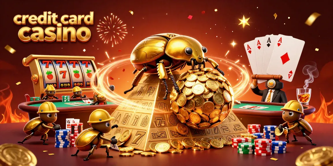 Experience the excitement of a credit card casino with vibrant 3D characters and rich gaming elements.