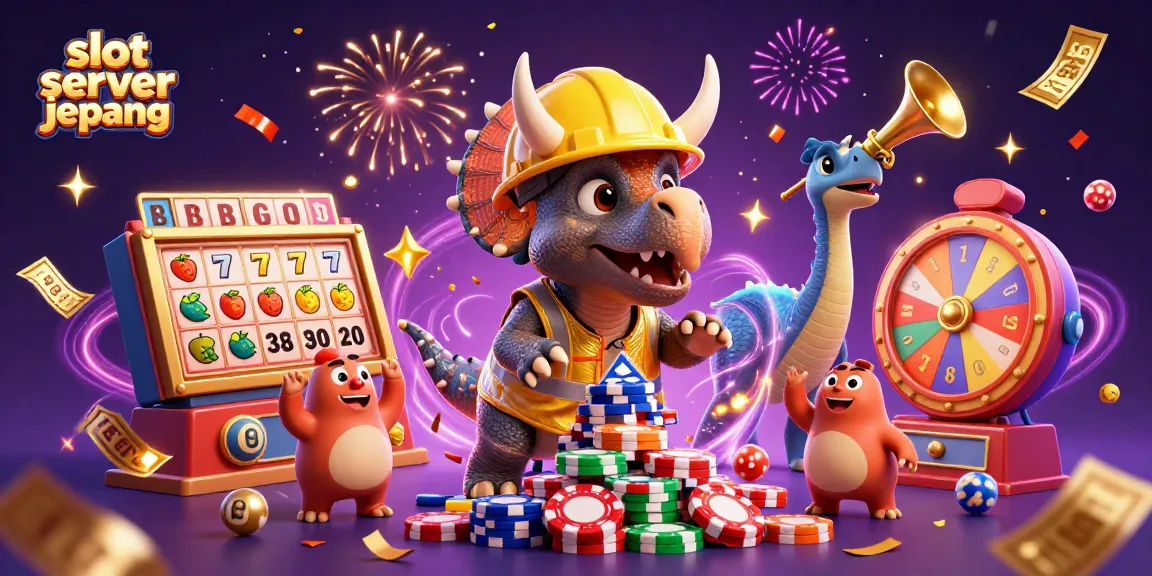 Experience thrilling gameplay at slot server jepang with dynamic imagery of casino excitement.
