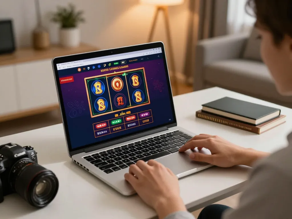 Engaging gameplay on casino senza licenza aams platform with user focused on laptop
