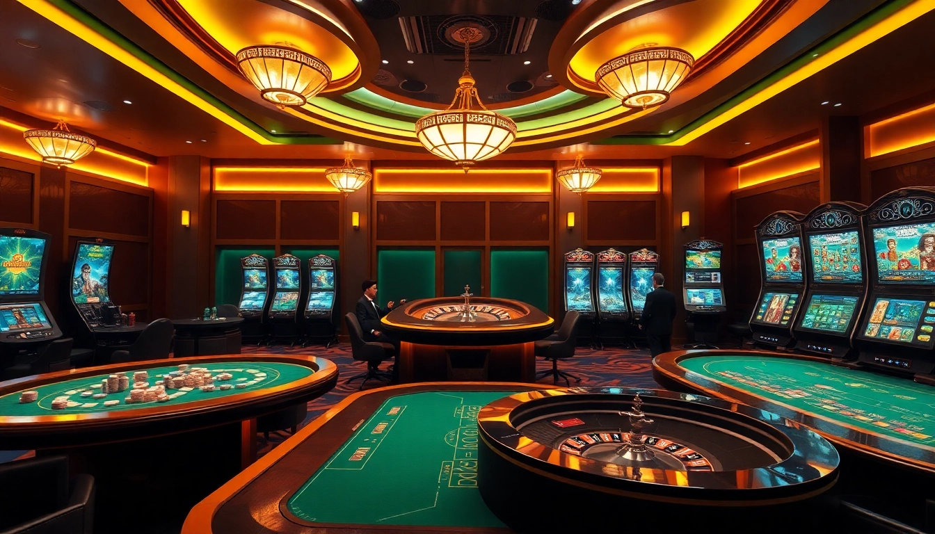 Découvrez l'excitation d'un casino en ligne fiable avec une interface de jeu en ligne dynamique mettant en vedette des jetons de poker et des machines à sous.