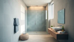 Gestalte Dein Badezimmer mit hochwertigen Produkten von sonni sanitär GmbH, eleganter Duschabtrennung und stilvollen Accessoires.