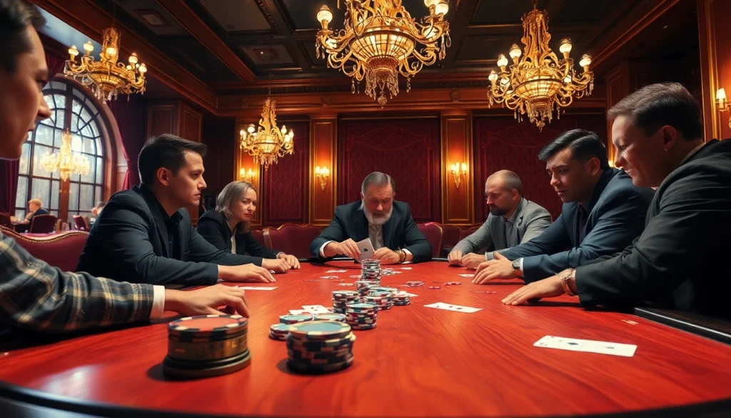 Join the thrilling game with 79king at a vibrant poker table filled with colorful chips and intense gameplay