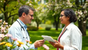 Promoting Health through personal wellness checks in a serene environment.