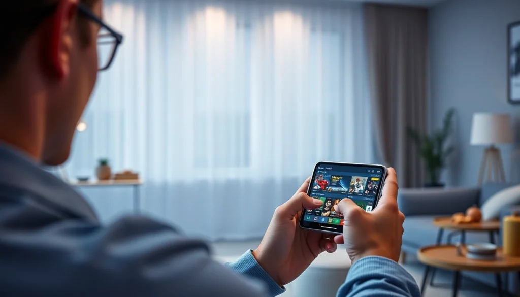 AF88 online betting platform displayed on a smartphone in a cozy home setting.
