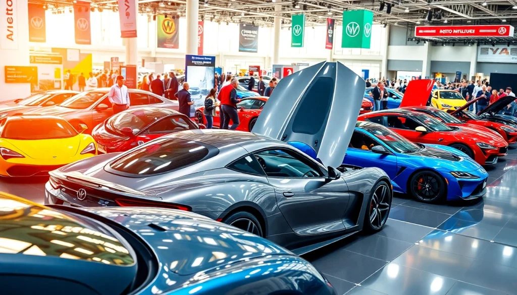 Explore vibrant vehicles at the Auto Cars Show, showcasing innovation and excitement for attendees.