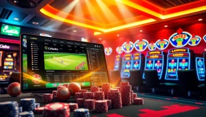 Crickex clients engaging in thrilling cricket betting activities at a modern online casino.