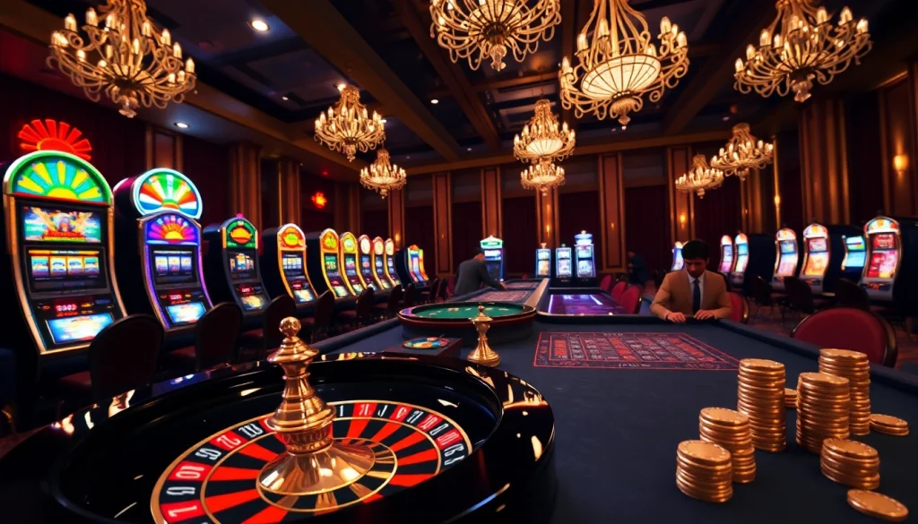 Experience the excitement of iwin club with vibrant casino tables and dynamic gameplay.