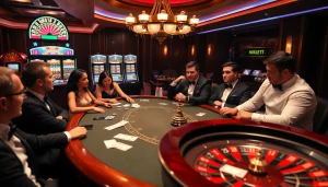 Experience thrilling gaming at https://jun88ld.com/ with an upscale casino atmosphere, poker table action, and vibrant slots.