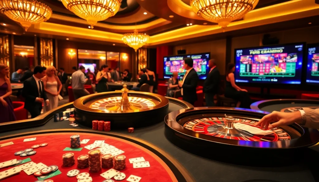 Exciting casino gameplay at MM88 with colorful chips and a spinning roulette wheel.