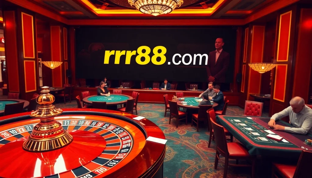 Experience thrilling moments at rr88.com with exciting roulette and poker action.