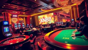 Experience an exhilarating online casino atmosphere at XN88 with dynamic games and vibrant interactions.