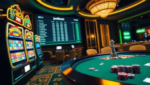 Experience the excitement of jeetbuzz লগইন as you engage with high-stakes casino action.