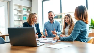 카드현금화에 대한 상담을 진행 중인 전문가의 모습을 담은 장면입니다.