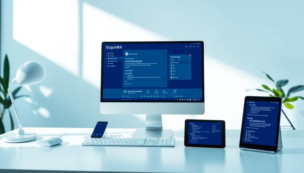 Sogou Input Method showcased on a modern computer interface, enhancing user experience.