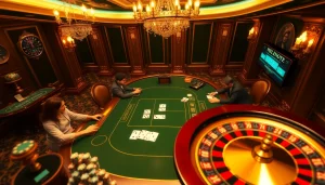 Experience the thrill of betting at https://f168.ing/ with luxurious poker tables and engaging gameplay.