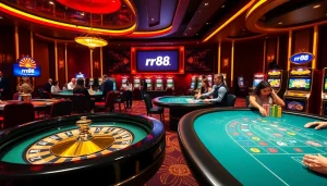 Experience high-stakes gambling at rr88.com with vibrant casino games and engaging players.