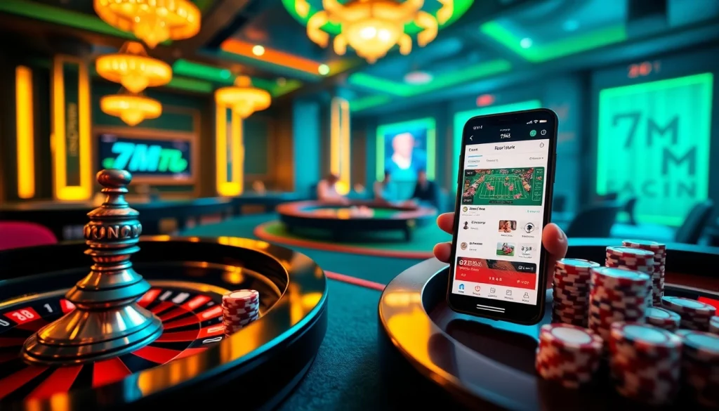 Place your bets and watch the excitement unfold on 7m cn with this thrilling casino scene.