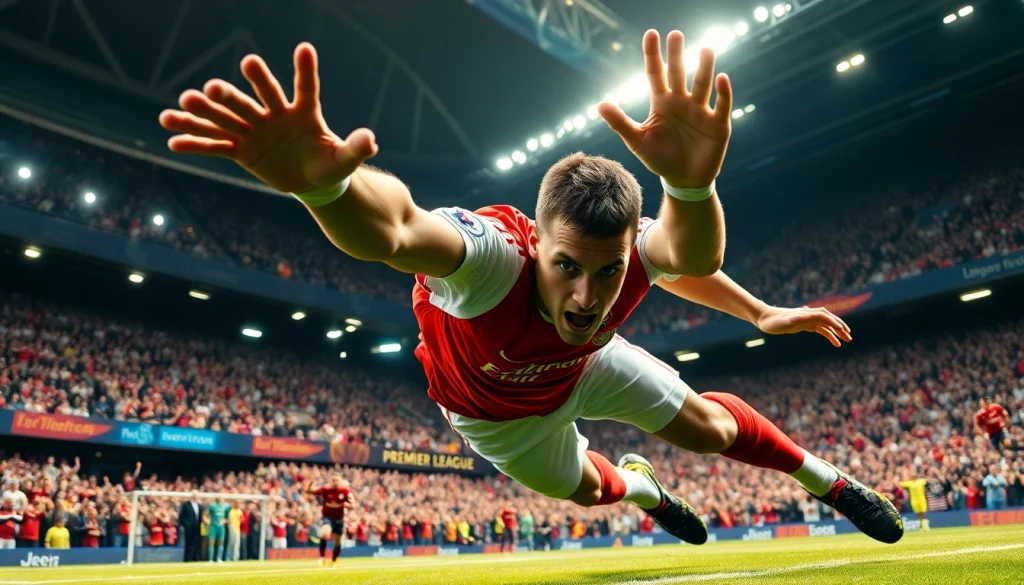 ผลบอลพรีเมียร์ลีก การบันทึกการเซฟบอลที่กระฉับกระเฉงของผู้รักษาประตูในสนามฟุตบอล
