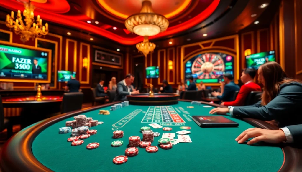 Players placing bets on MM88 poker table with vibrant chips and cards.