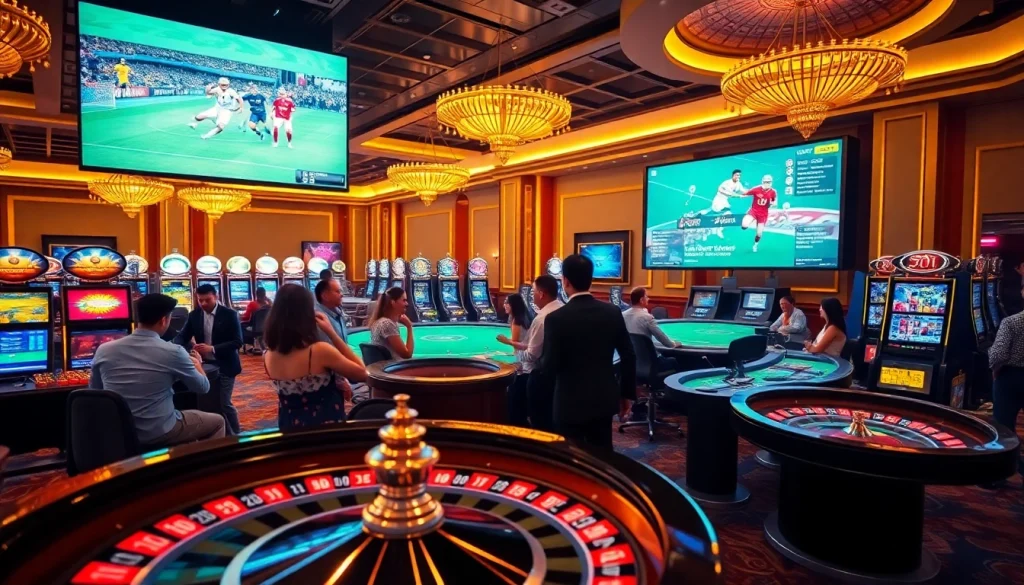 Watch live football on luongsontv while enjoying the excitement of casino gaming.
