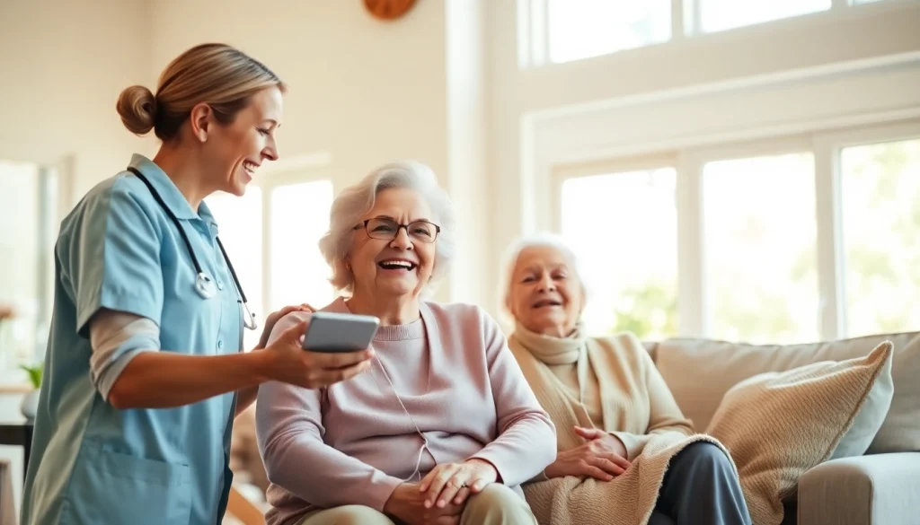 Enhancing austin senior home care with compassionate caregiver support in a warm environment.
