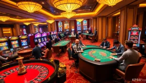 Experience the excitement at kp88.com with players winning big at casino tables.