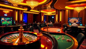 Experience the excitement at nhà cái tobet88 with vibrant casino tables and lively gaming atmosphere.