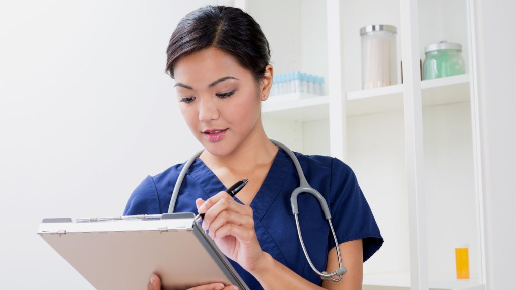 nurse-writing