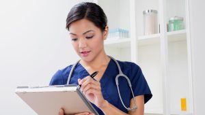 nurse-writing