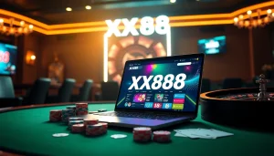 Engage in thrilling gameplay at https://xx88.se.net/ with poker chips and high-stakes action.