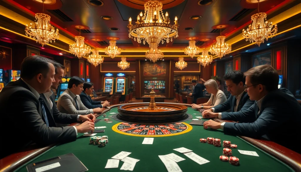 Experience the excitement at the topclub casino, featuring high-stakes poker and a vibrant roulette wheel.