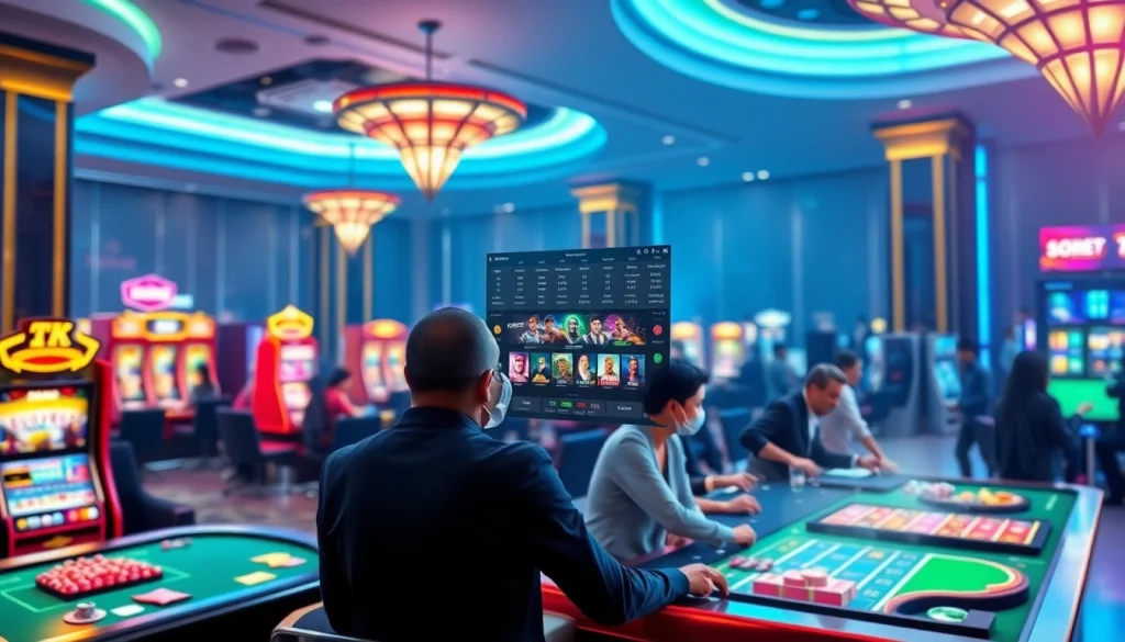 Experience sbobet's dynamic online gambling with vibrant tables and exciting betting options.