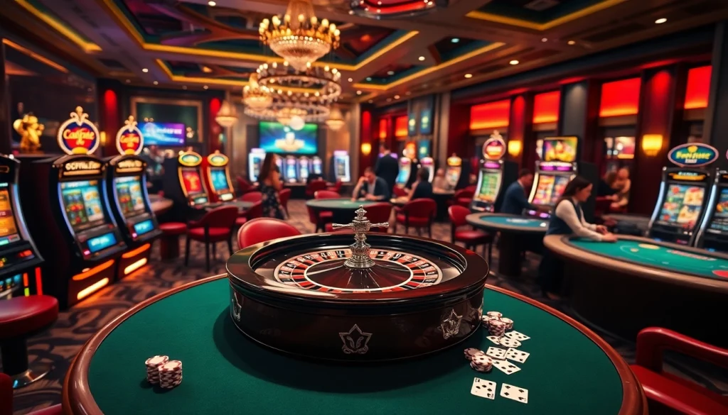 Découvrez l'excitation d'un casino en ligne fiable avec des tables de jeux palpitantes et des machines à sous vibrantes.